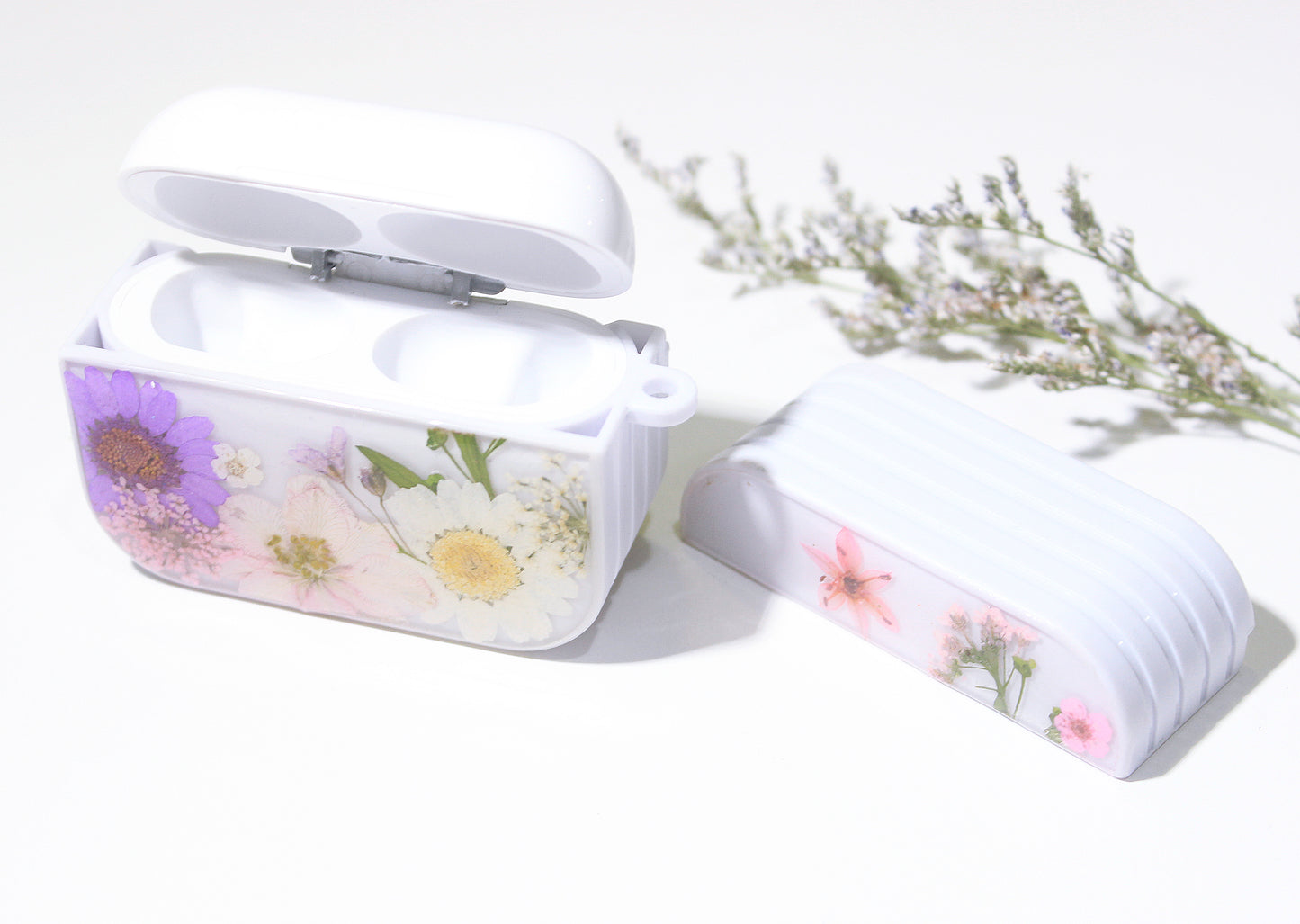 Pressed Flower iPhone Airpod Pro Case Cover Holder