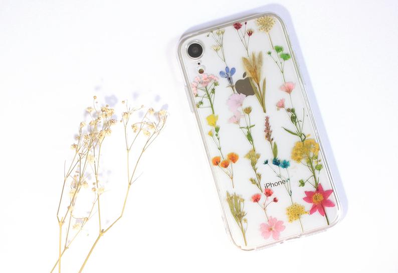 Variety of Real Pressed flower phone case