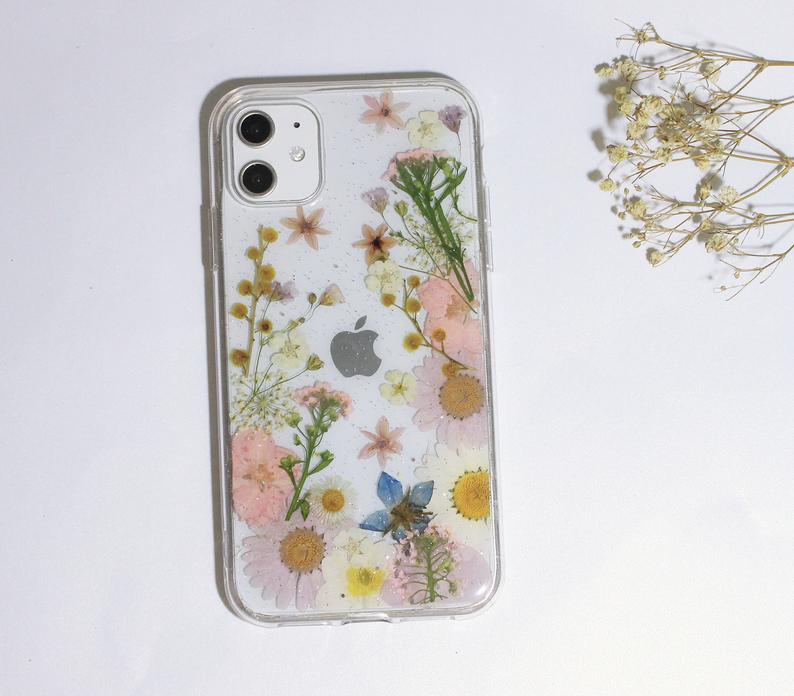 Fancy Pressed Real Dried Floral Phone Case
