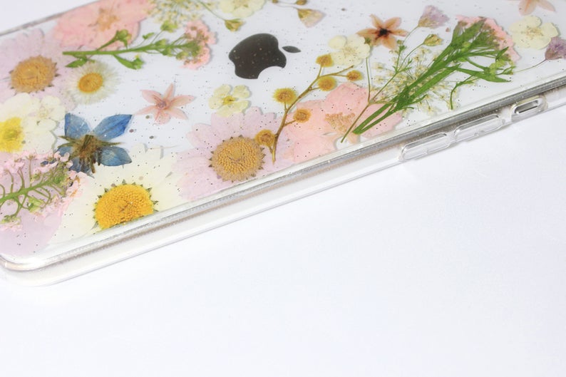Fancy Pressed Real Dried Floral Phone Case