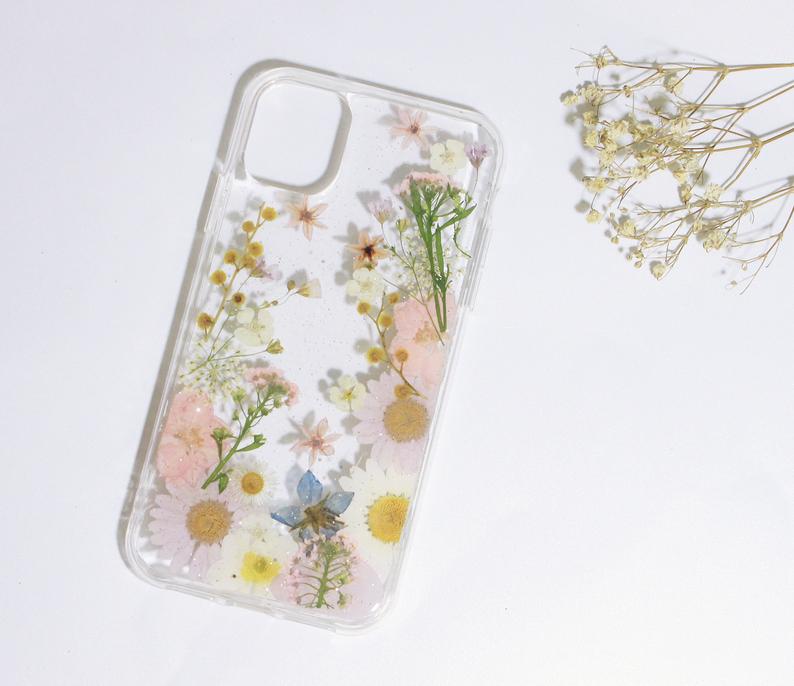 Fancy Pressed Real Dried Floral Phone Case