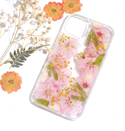 Pressed Real Sakura Cherry Blossom Flower Phone Case