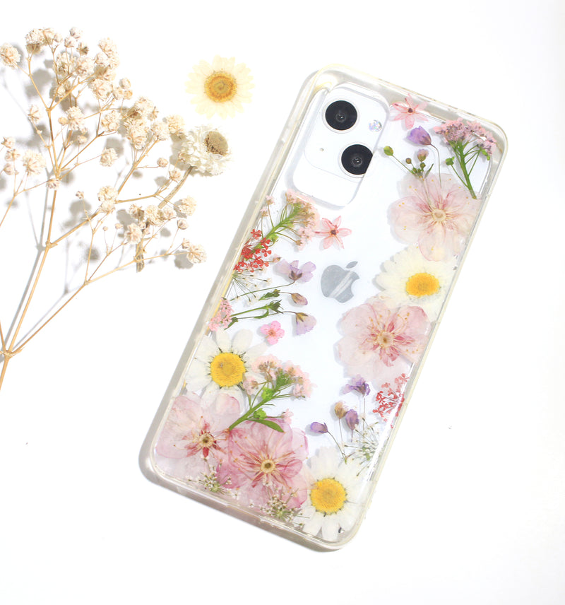 Pressed Cherry Blossom Flower Phone Case