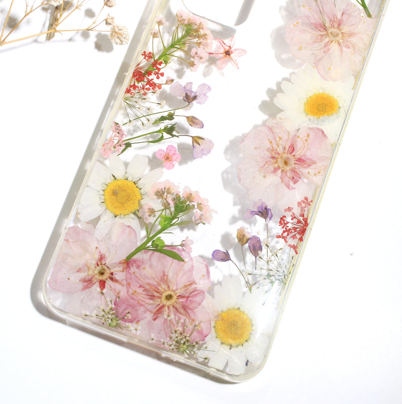 Pressed Cherry Blossom Flower Phone Case