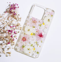 Pressed Real Cherry Blossom Sakura Flower Phone Case