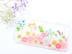 Fancy Pressed Flower Real Dried Floral Phone Case