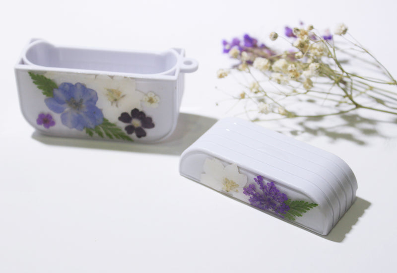 Pressed Real Flower iPhone Air pod Pro Case Cover Holder