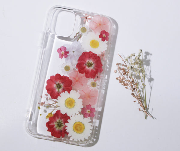 Flower Confetti, Phone case with pressed plants