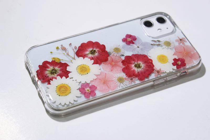 Pressed Real Dried Flower Daisy Phone Case