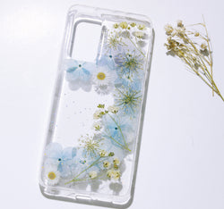 Pressed Real Dried Flower Glitter Phone Case