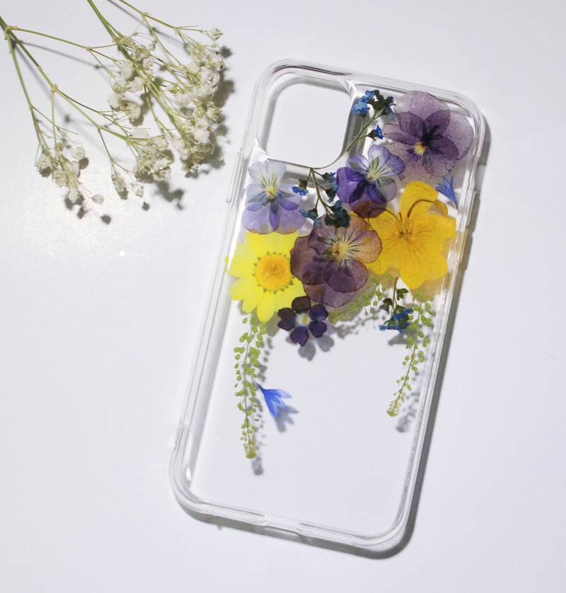 Pressed Flower Real Dried Floral Phone Case