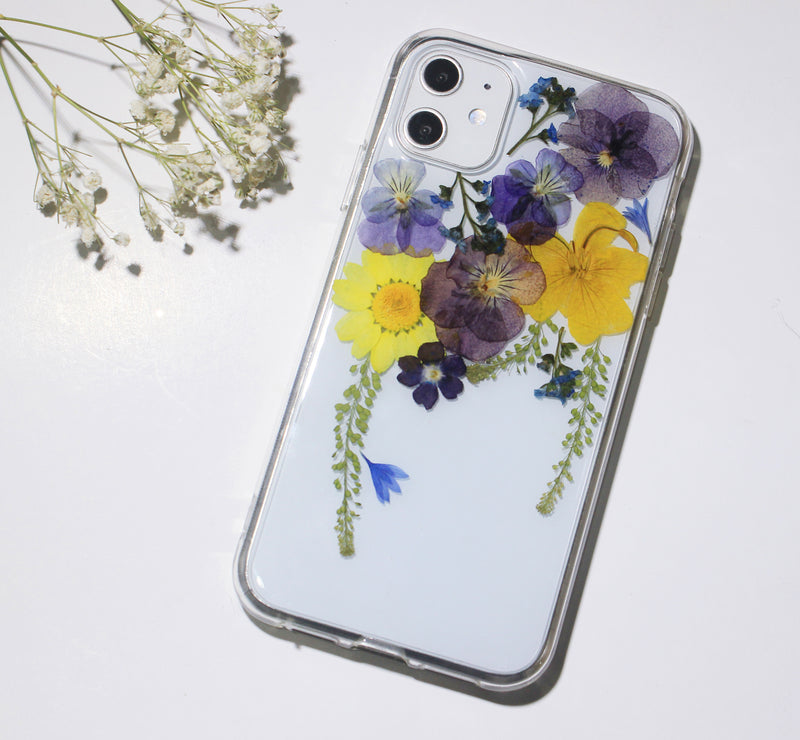 Pressed Flower Real Dried Floral Phone Case