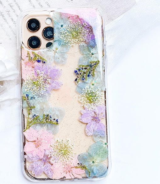 Pressed Flower Real Dried Floral Phone Case